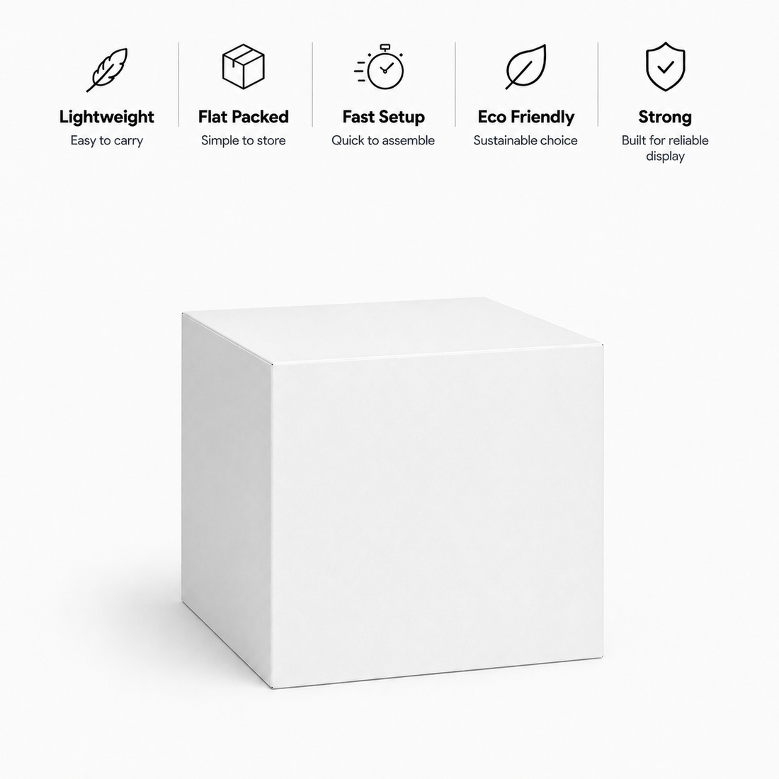 Square Cardboard Cube