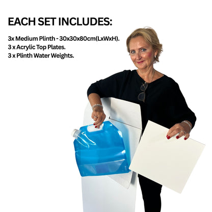 Medium Cardboard Plinth Bundle