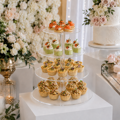 4-Tier Clear Acrylic Display Stand