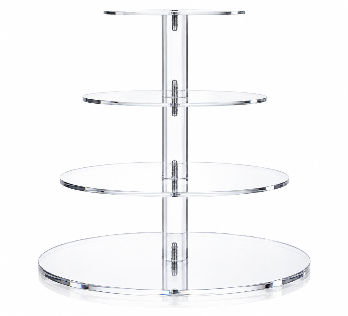 4-Tier Clear Acrylic Display Stand