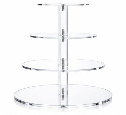 4-Tier Clear Acrylic Display Stand