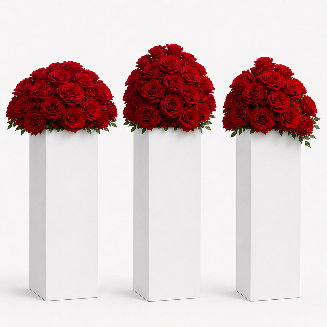 Artificial Roses - Set of 10