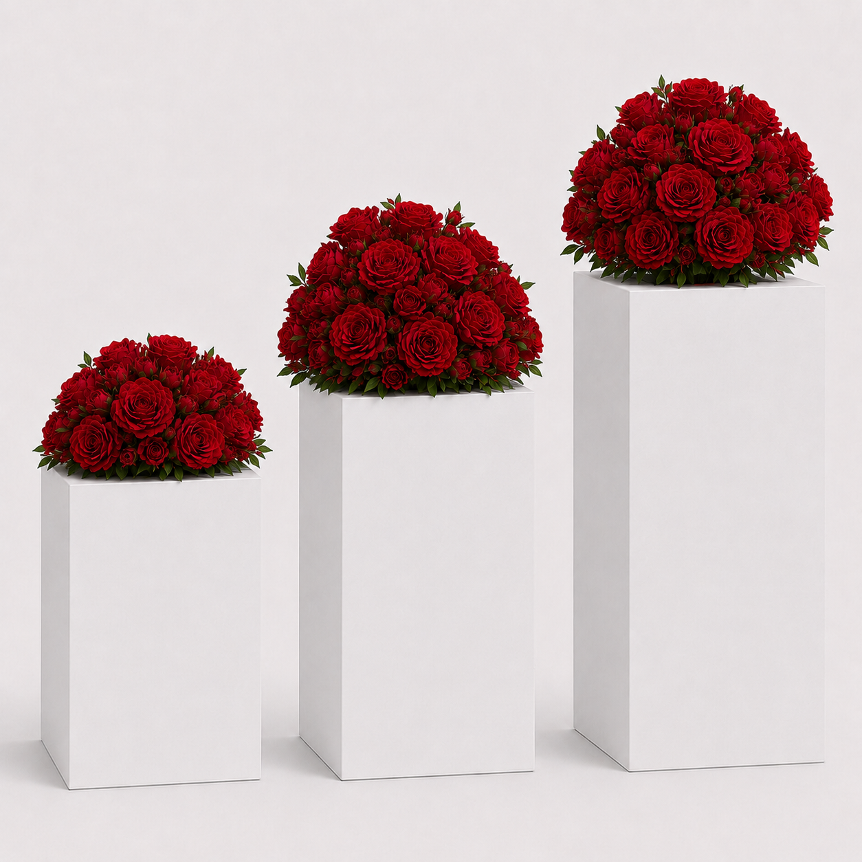 Artificial Roses - Set of 10