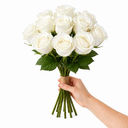 Artificial Roses - Set of 10