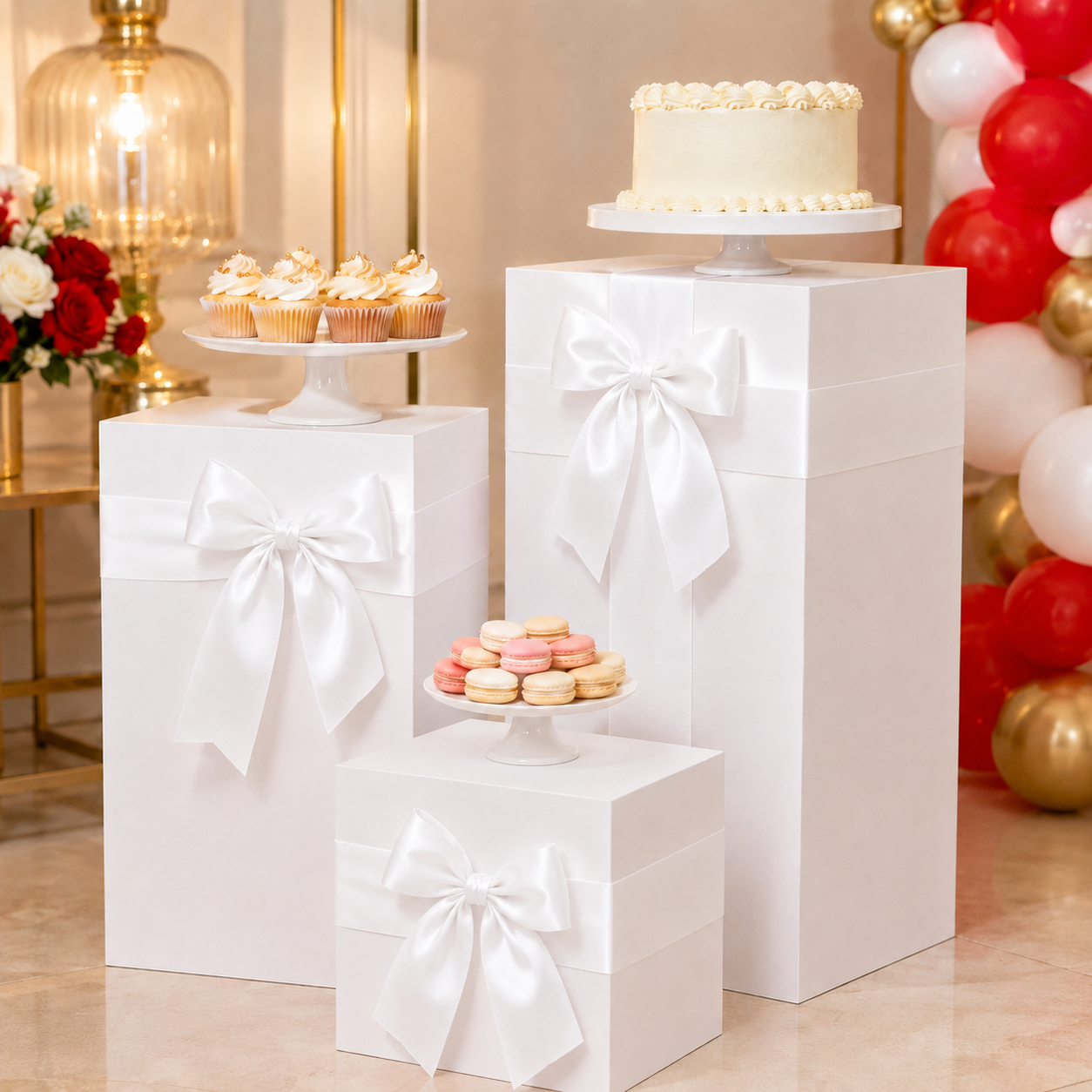 Wide Satin Plinth Ribbon