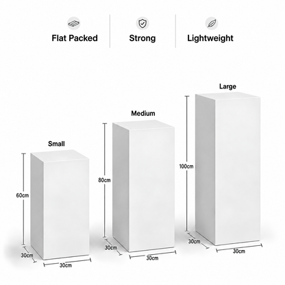 Cardboard Plinths