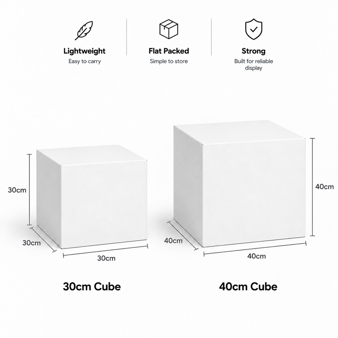 Square Cardboard Cube