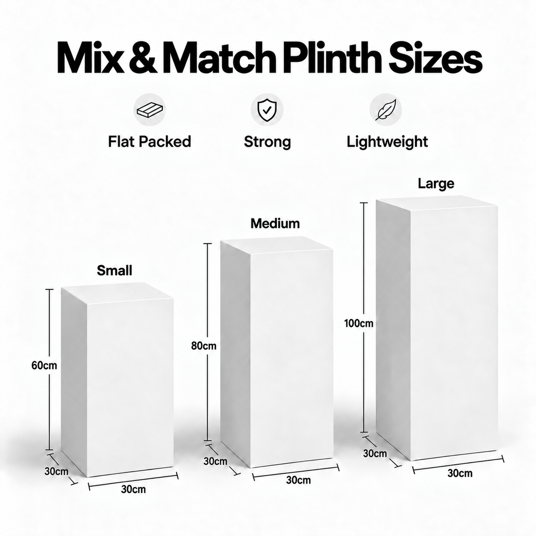 Cardboard Plinths