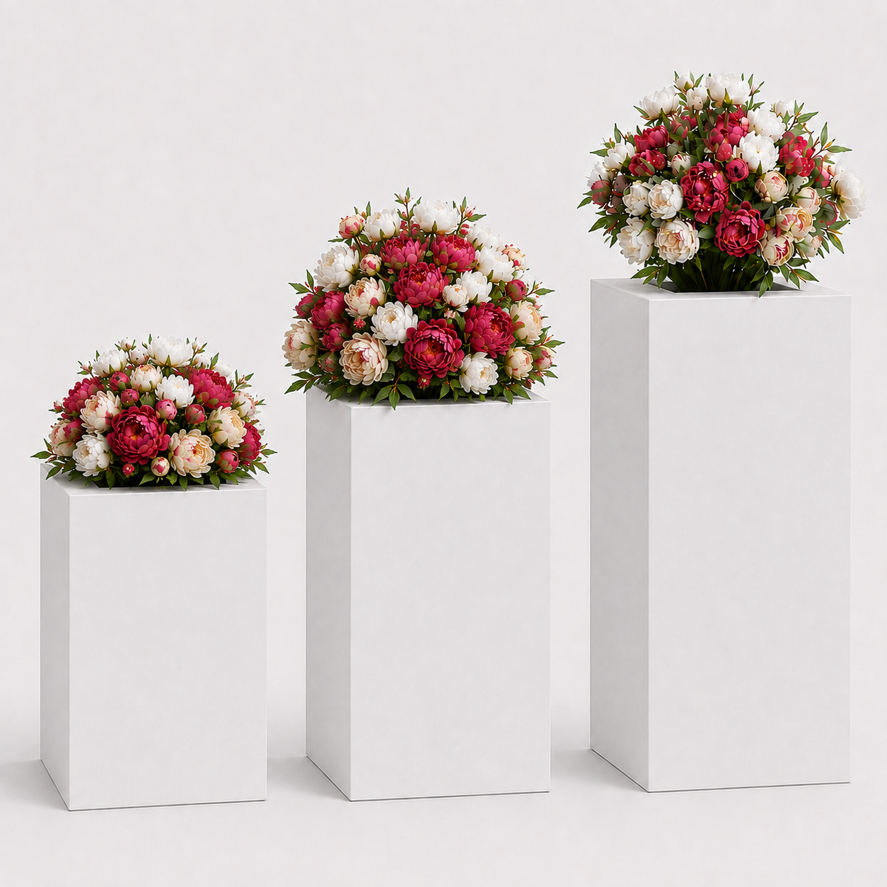 Artificial Peonies - Set of 10