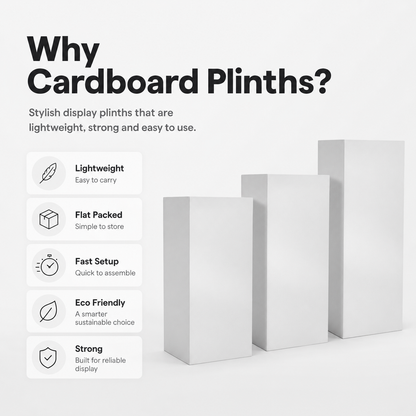 Small Cardboard Plinth Bundle