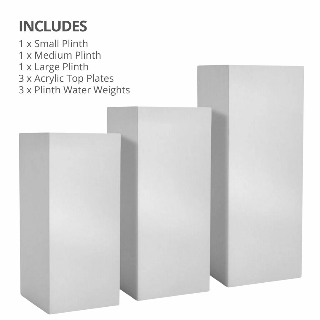 Small Cardboard Plinth Bundle
