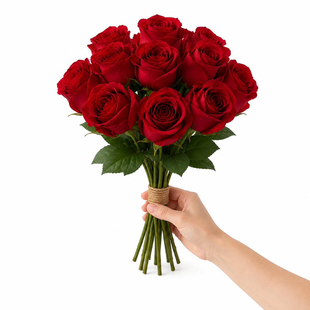 Artificial Roses - Set of 10