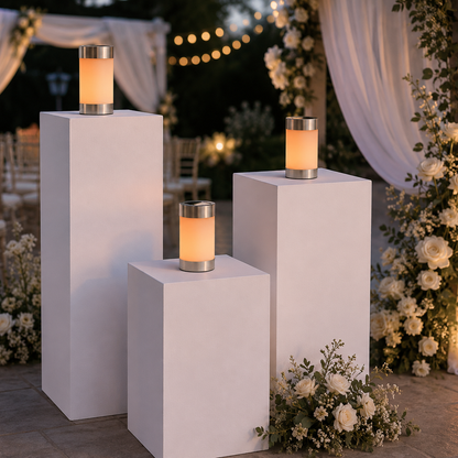 Lazeflame Plinth Solar Lanterns